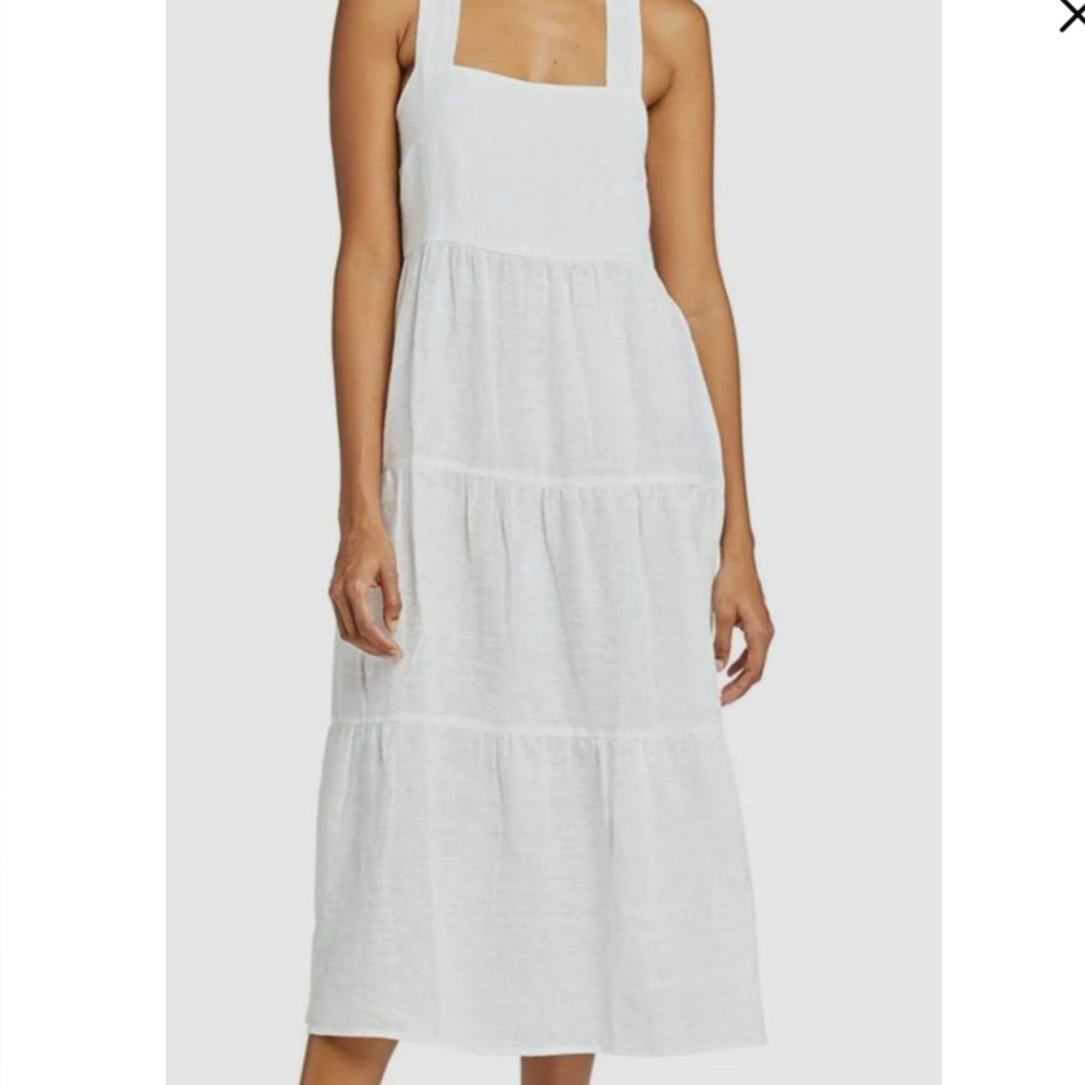 Vitamin A 100% Linen Dress